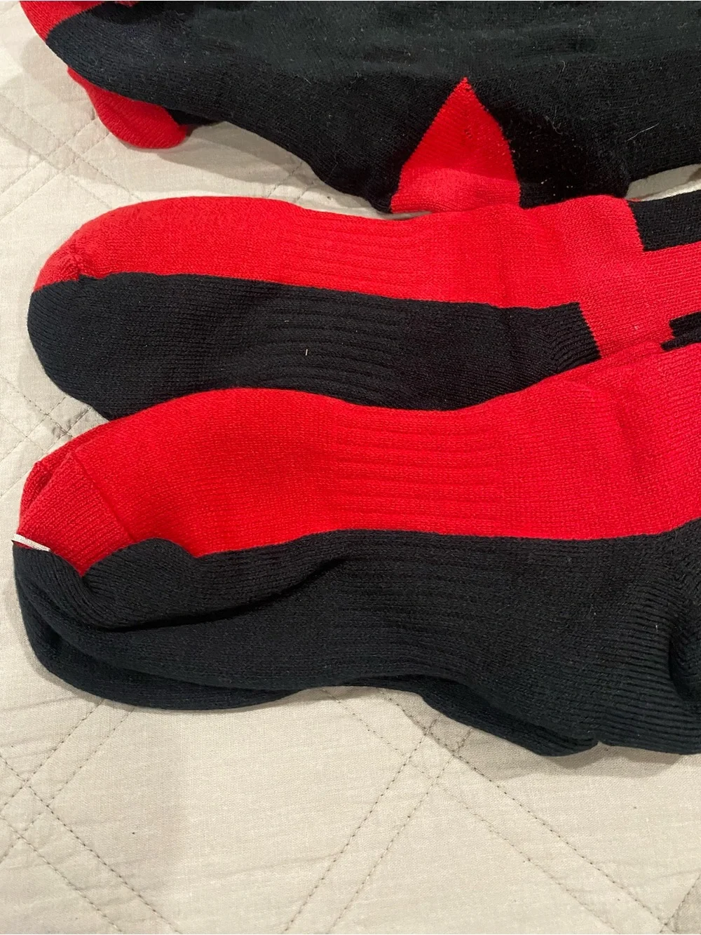 Fox Racing 24 inch Men's Red & Black Performance Socks - 4 pair
